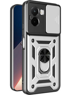 Bodycell Armor Slide Θήκη Xiaomi Poco M7 4G Silver