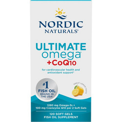 Nordic Naturals Ultimate Omega & CoQ10 Ιχθυέλαιο Λεμόνι 120 Μαλακές Κάψουλες