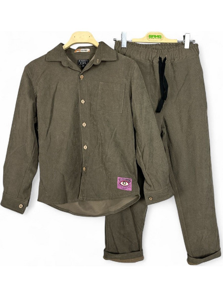 Gang Σετ Πουκάμισο Με Παντελόνι 225914 Khaki