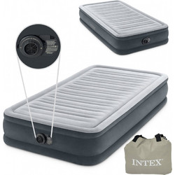 Intex 67766 Φουσκωτό Στρώμα Ύπνου Μονό με Ενσωματωμένη Ηλεκτρική Τρόμπα 191x99x33cm