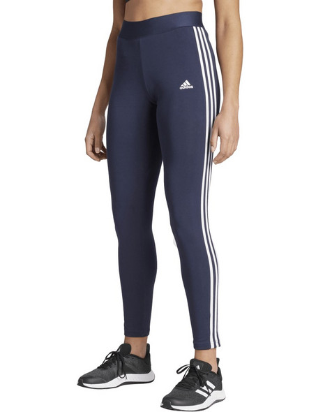 Adidas Loungewear Essentials 3-Stripes Γυναικείο Κολάν Μακρύ Ψηλόμεσο Μπλε H07771