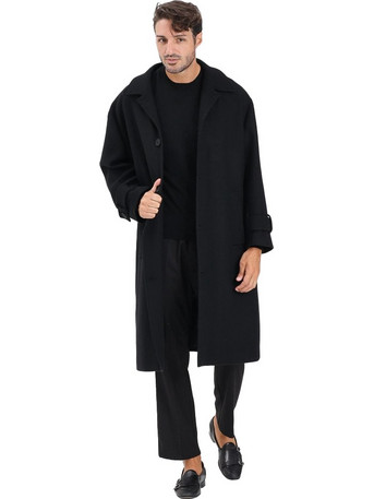 I'M BRIAN ΠΑΛΤΟ OVERSIZE CP3474-NERO