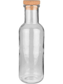 ESTIA ΜΠΟΥΚΑΛΙ ΓΥΑΛΙΝΟ 1000ml ΜΕ ΚΑΠΑΚΙ ΦΕΛΛΟΥ ΓΚΡΙ