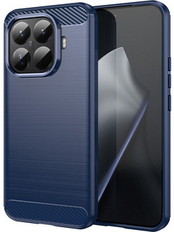 Techsuit Carbon Silicone Back Cover Blue (Xiaomi 15T Pro)