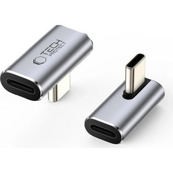 Tech-Protect Μετατροπέας Ultraboost AA03 Angle Adapter Type-C σε Type-C Grey