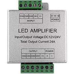 Ενισχυτής σήματος για rgbw ταινία LDE DC 6ax4 288W/12V 576W/24V - 145-71473
