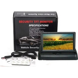 Οθόνη αυτοκινήτου 4,3" TFT-LCD αναδιπλούμενη με κάμερα οπισθοπορείας αυτοκινήτου Security TFT Monitor