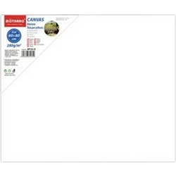 Motarro Καμβάς Ζωγραφικής σε Τελάρο Λευκός 80x40cm