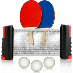 Επιτραπέζιο ρυθμιζόμενο σετ πινγκ πονγκ retractable table tennis set