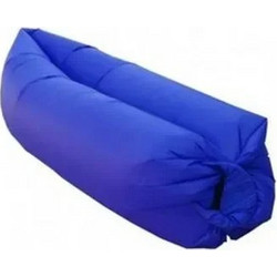 Φουσκωτό Στρώμα & Κάθισμα Ξαπλώστρα Lazy Bag Inflatable Air Sofa 210CM, σε μπλε χρώμα