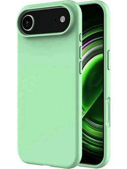 Θήκη Rubber Ενισχυμένης Σιλικόνης για iPhone 17 Air Φυστικί