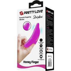 Pretty Love Delphini Stimulator Δονητής Δακτύλου Μωβ