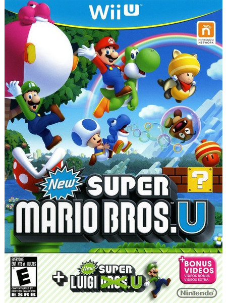 New Super Mario Bros. U + New Super Luigi U (Wii U) (USED)