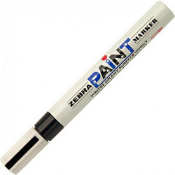 Zebra Μαρκαδόρος Λαδιού 3.0mm Μέτρια Μύτη Μαύρο (ZB-51011) (ZEB51011)