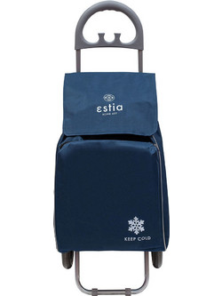 Estia Καρότσι λαϊκής ecomax υφασμάτινο 40Lt μπλε