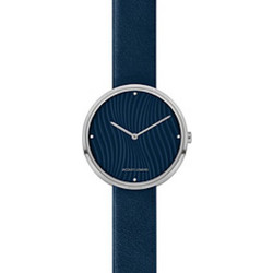 Jacques Lemans Design Γυναικείο Ρολόι με Μπλε Δερμάτινο Λουράκι 1-2093D