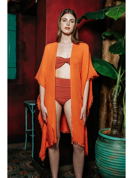 Καφτάνι Fashion Loft Πορτοκαλί
