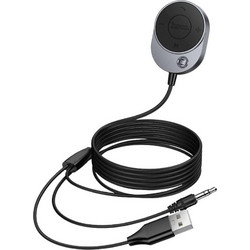 Bluetooth Receiver Hoco E150 με Καλώδιο AUX 3.5mm για Αυτοκίνητο - Γκρι