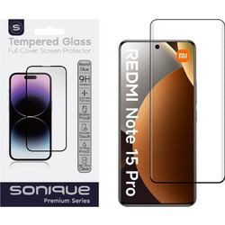 CURVY GLASS SONIQUE PREMIUM SERIES HD FULL COVER 9H XIAOMI REDMI NOTE 15 PRO 4G ΜΑΥΡΟ
