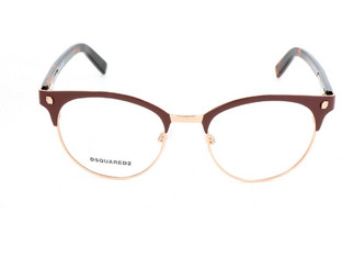 Dsquared2 DQ5132-33 Γυναικείος Σκελετός Γυαλιών Οράσεως Μεταλλικός Χρυσός Καφέ