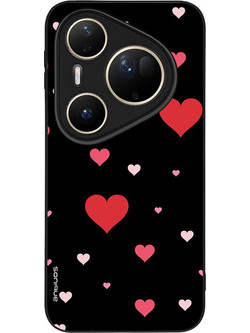Sonique Heart Series Θήκη Black (Huawei Pura 80 Ultra)
