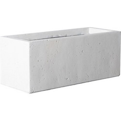 Supergreens Γλάστρα Πήλινη Ορθογώνια Dusty Μπεζ M 60x30x30 εκ