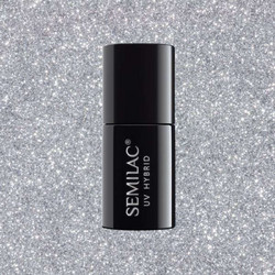 Semilac UV Hybrid 093 Silver Dust Ημιμόνιμο Βερνίκι Νυχιών 7ml