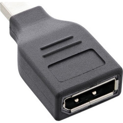 InLine Adapter mini DisplayPort male to Display Port female (3840x216060Hz) 17196B