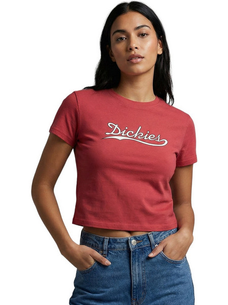 DICKIES LOOSE WAVE SS TEE W DK0A88FDL33-L33 Κόκκινο