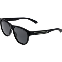 Polaroid Eyewear PLD2156S 003/M9 Ανδρικά Γυαλιά Ηλίου Οβάλ Κοκάλινα Μαύρα με Μαύρο Polarized Φακό