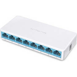 Mercusys MS108 V2 Unmanaged L2 Switch με 8 Θύρες Ethernet 100Mbps