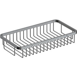 Orabella 15193 Gun Metal Light - Σπογγοθήκη μπάνιου ανοξείδωτη