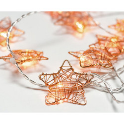 METAL STARS 10LED ΛΑΜΠΑΚΙΑ ΣΕΙΡΑ ΜΠΑΤΑΡΙΑΣ (3xAA)ΘΕΡΜΟ ΛΕΥΚΟ ΧΑΛΚΙΝΟ ΜΕΤΑΛΛΟ IP20 135cm ΔΙΑΦΑΝΟ ΚΑΛΩΔΙΟ | ACA | X061011231