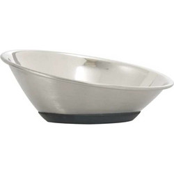 Flamingo Μπολ Γάτας Selecta Round Silver Slant 300ml (15cm)