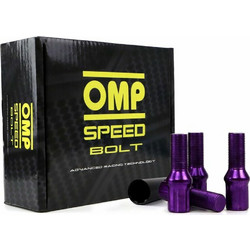 Set Παξιμάδια OMP 27 mm Βιολετί 20 uds M14 x 1,25