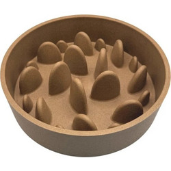 MADPET BAMBOO SLOW FEEDER ΜΠΟΛ ΣΚΥΛΟΥ 1430ml καφέ