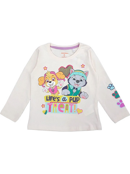 Μπλουζάκι Μακρυμάνικο Paw Patrol Life Vanilla 8020368