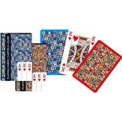 Piatnik - Dots Bridge Size Playing Cards (Blue Color)
