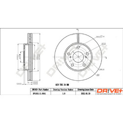 Dr!ve+ Δισκόπλακα - DP1010.11.0541