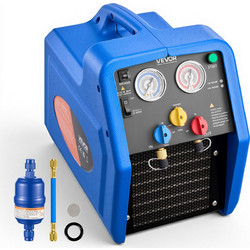 VEVOR Φορητός Ανακτητής Ψυκτικού Μέσου, 1 HP 220V 50Hz Διπλός Κύλινδρος AC, 1450 RPM Ανακύκλωση HVAC για Αυτοκίνητα & Οικιακά Κλιματιστικά LMHSJBXSYSDJ1Q2HJ001V2