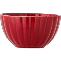 Μπωλ Σερβιρίσματος Latina 82061934 Φ12x6,5cm 400ml Red Bloomingville Πηλός