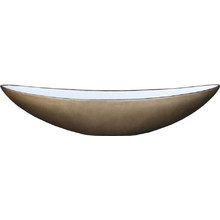 AMBROSIA ΜΠΩΛ ΔΙΑΚΟΣΜΗΣΗΣ 90x18x20cm ΤΕΧΝΗΤΗ ΠΕΤΡΑ BRASS ANTIKE 1τμχ