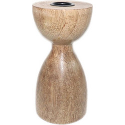 CINTURA ΚΗΡΟΠΗΓΙΟ 8x8x15.5cm ΞΥΛΟ ΦΥΣΙΚΟ 1τμχ