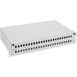 Fibertechnic Οπτικό Patchpanel για 48xSC Simplex/LC Duplex 2U με Τηλεσκοπικό Συρτάρι
