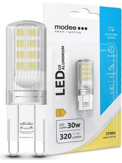 Modee Lighting LED G9 Λάμπα Αλουμινίου 2,6W 2700K (320 lumen) ERP B1