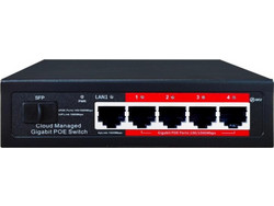 ICON GPS204 - 4 Port Gigabit PoE Cloud Managed Switch με Uplink & SFP