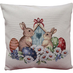 Dimeco Πασχαλινή Μαξιλαροθήκη 45x45 Easter Twix