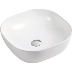 Icon Venus 2144 Επικαθήμενος Νιπτήρας Μπάνιου Τετράγωνος 41x41x15cm Λευκός 92910300IC