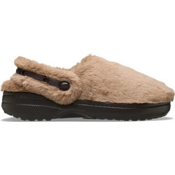 Crocs Classic Unfurgettable Χειμερινές Γυναικείες Παντόφλες με Γούνα