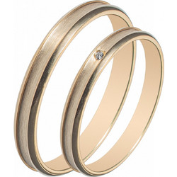 Βέρες Maschio Femmina Sottile χρυσές 9K 3.00mm SL80